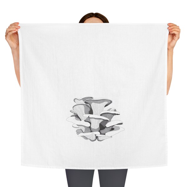 Oyster Mushroom Tea Towel