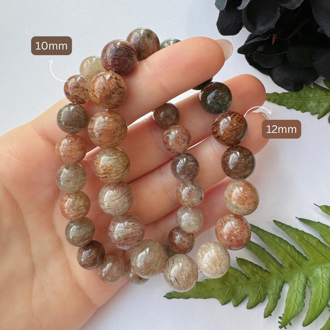 Handmade Natural Garden Quartz Thousand Layer Bracelet Green Garden ...