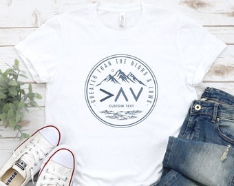 Greater Than Diabetes Personalized Shirt, Custom Design Diabetes t-shirt, T1D tee, Diabetes Awareness, Type One Diabetes, Diabetes Gift