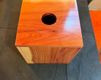 Solid Wood Tissue Box Cover