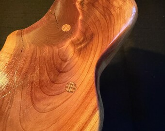Solid Cedar Live-Edge Display Stand
