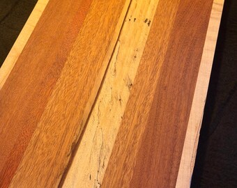 Large Exotic Wood Cutting Board
