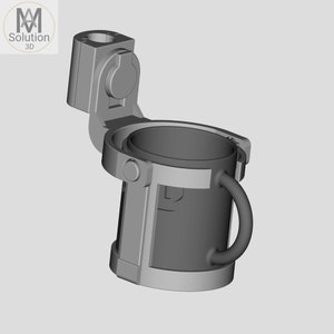 Becherhalter / Gimbal für Krücken GRÜCKEL Tasse