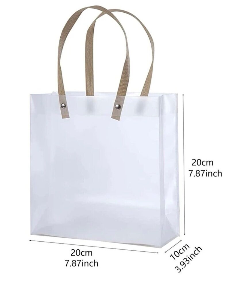 Personalised Clear Gift Bag Wedding Bridesmaid Gift Bag Etsy UK