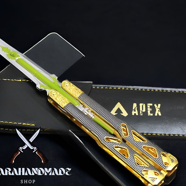 Octane Butterfly Knife Etsy