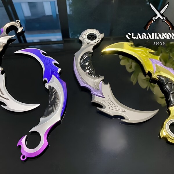 Plastic Valorant Knife Etsy Canada