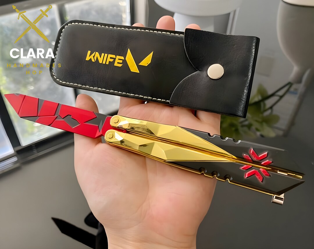 Valorant Knife Champion Butterfly Red NEW Valorant VCT Knife Etsy
