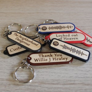 Spotify Keychain | Personalised Gift | Spotify Code |  | song keychain | Birthday Gift | Custom Scannable Song Code Keychain | Custom Color