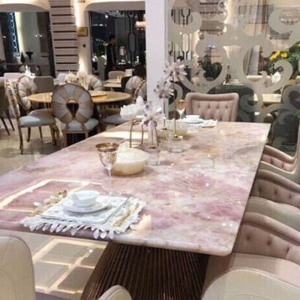 Quartz Dining Table Etsy