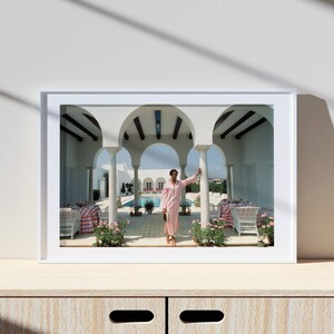 Slim Aarons Villa In Sotogrande Print Poster, Vintage Print, Photography Prints, High Society Photo Print, Museum Quality Photo Print