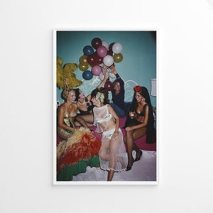 Slim Aarons Party ad Acapulco Stampa Poster, Stampa Vintage, Stampe Fotografiche, Stampa Fotografica dell'Alta Società, Stampa Fotografica di Qualità Museale