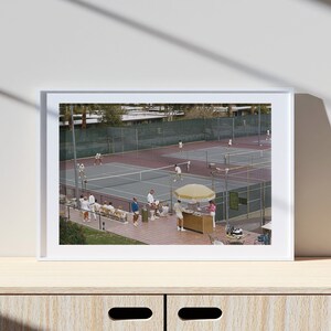 Schlanke Arons Palm Springs Tennis Club Print Poster, Vintage Print, Fotografie Drucke, altes Geld Poster, High Society Fotodruck