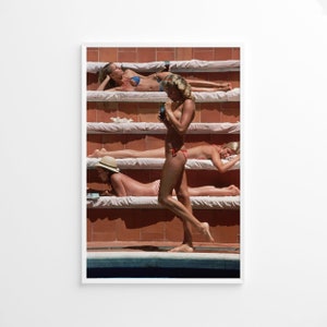 Poster con stampa di Slim Aarons Catherine Wilke 3, stampa vintage, stampe fotografiche, stampa fotografica dell'alta società, stampa fotografica di qualità museale