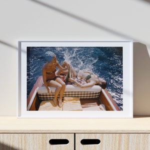 La Dolce Vita- Vuccino &Rava Capri Print Poster, stampa vintage, stampe fotografiche, stampa fotografica dell'alta società, qualità museale