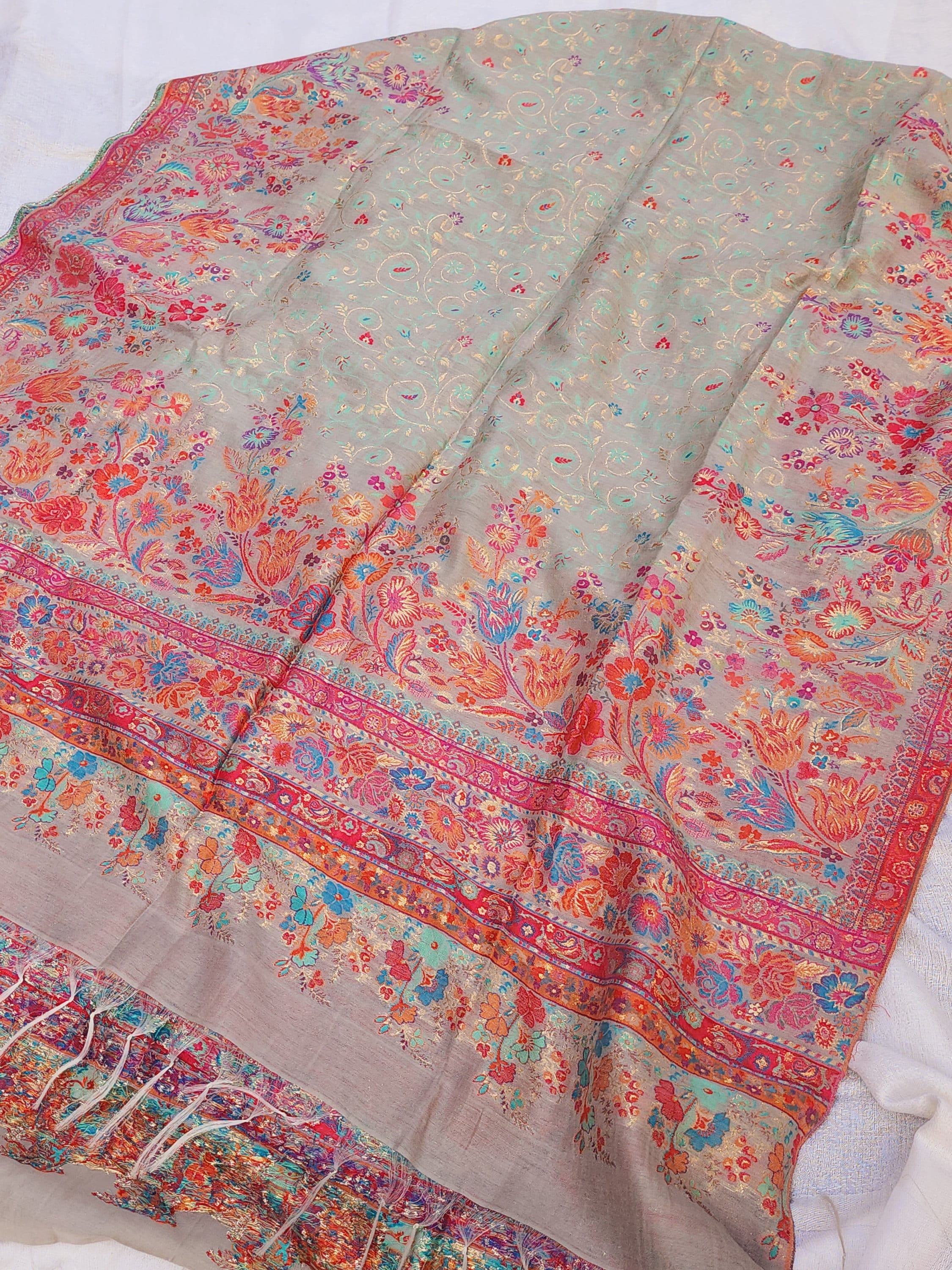 02-10-23 | Premium Quality Pure Pashmina Fabric | Zari Kani Kashmiri Suits  | Retail & Wholesale - YouTube
