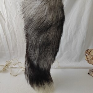 Handmade 17IN,40CM fox fur tail plug fox tail plug wolf tail butt plug cat tail plug anal plug tail anime cosplay petlay tail mature image 3