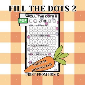 Fill the Dots 2 - DIGITALE DOWNLOAD spaaruitdaging