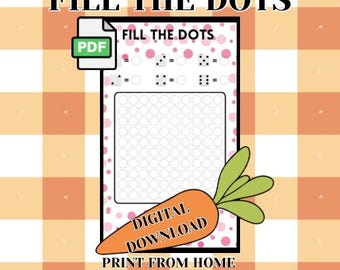 Fill the Dots - DIGITAl DOWNLOAD savings challenge