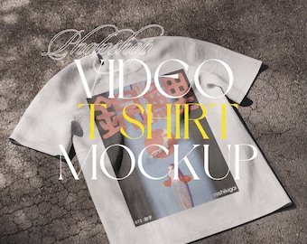 T-shirt Video Mockup for Photoshop (PSD)