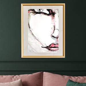 Aquarela original pintada à mão pelo artista do Pink Floyd Finlay Cowan em papel de qualidade 50 cm x 70 cm