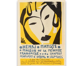 Matisse Exhibition Print | Limited Edition Fine Art Poster | Modern Cubist Wall Art | Museum-Quality | Gift for Art Lovers | Bespoke sizes