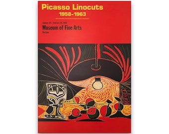 Picasso Exhibition Print | Limited Edition Fine Art Poster | Modern Cubist Wall Art | Museum-Quality | Gift for Art Lovers | Bespoke sizes