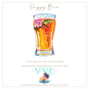 Preppy Beer Clip Art - transparenter Hintergrund in PNG - Getränk, Strand, Insel, lebhaft, Florida, tropisch, Sommer, Alkohol, Getränk, Getränk
