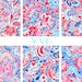 Preppy Inspired Patriotic Paisley Digital Paper, 10 Seamless Patterns ...