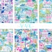 Tropical Beach House Digital Paper, 10 Seamless Preppy Beach Patterns ...