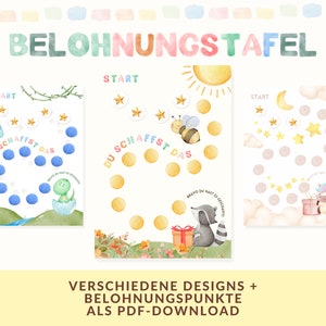 Tablero de recompensas para niños, tablero de motivación, progreso, Montessori, logro de metas, niño pequeño, preescolar, descarga de PDF, tablero de recompensas