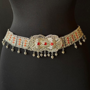 Filigree Embroidered Bridal Belt: Ottoman Turkish Kaftan Style