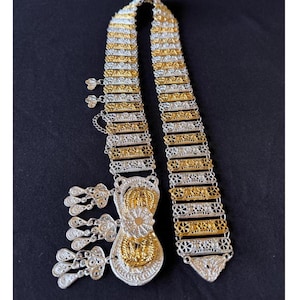 Filigree Bridal Belt: Ottoman Turkish Wedding Dress Sash