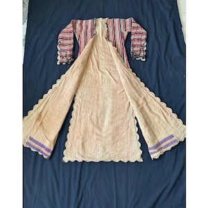 Antique Ottoman Caftan: Three-Skirted Vintage Dress (1900-1950)