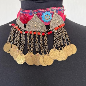 Ottoman Penezler Antique Necklace: Tughra Coin Collar