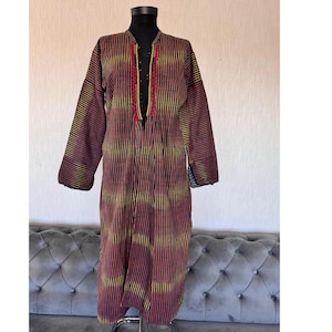 Ottoman Period Antique Dress, Authentic Dress, Antique Caftan, Antique Clothes, Antique Dresses, Antique Coat,Anatolian Three Skirts
