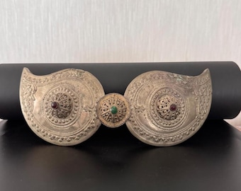 19 世紀初頭のイスラム トルコ オスマン帝国の民族的なシルバー パネル