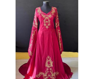 Traditional Bindalli ,Turkish Sultan Women's Costume, Ottoman Model Dress, Henna Night Kaftan
