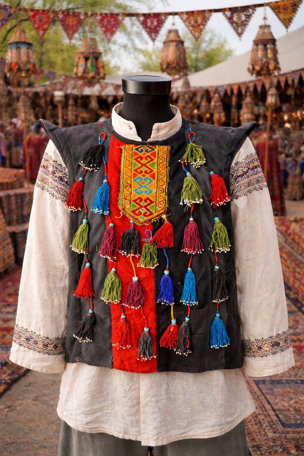 Turkmen Clothes - Etsy