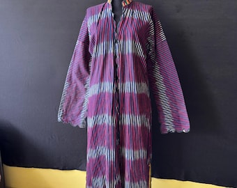 1900s Antique Ottoman Silk Kaftan: Turkish Women's Costume