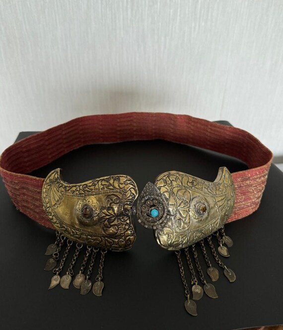 Antique Ottoman Period Bridal Belt, Bindallı belt… - image 4