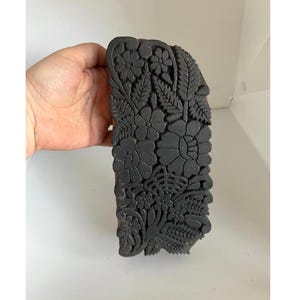 Wooden Fabric Stamp Block, Antique Stencil, Fabric Stamp, Pattern Stencil, Wooden Stamp, Antique Textile Stamp