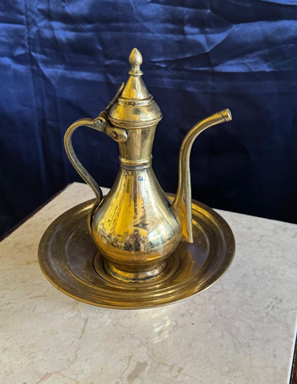 ヴィンテージ真鍮製水差しセット：希少な農家風装飾 - Etsy 日本