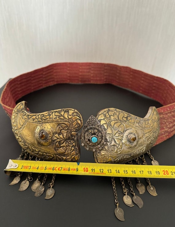Antique Ottoman Period Bridal Belt, Bindallı belt… - image 9