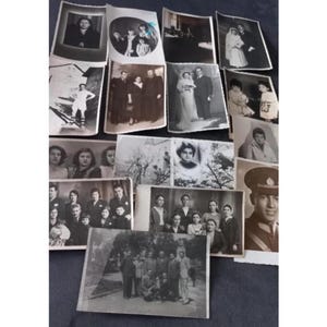 Photos anciennes, pièces éphémères en papier des années 1900-60, cartes postales anciennes
