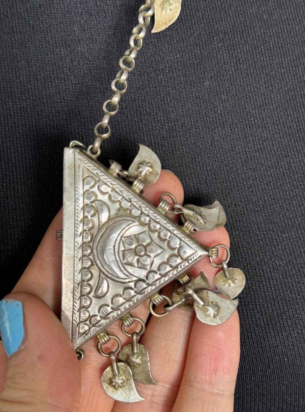 ルルムウ rurumu mix amulet motif necklace Amulet Necklace in 18ct Rose Gold Vermeil On Sterling Silver