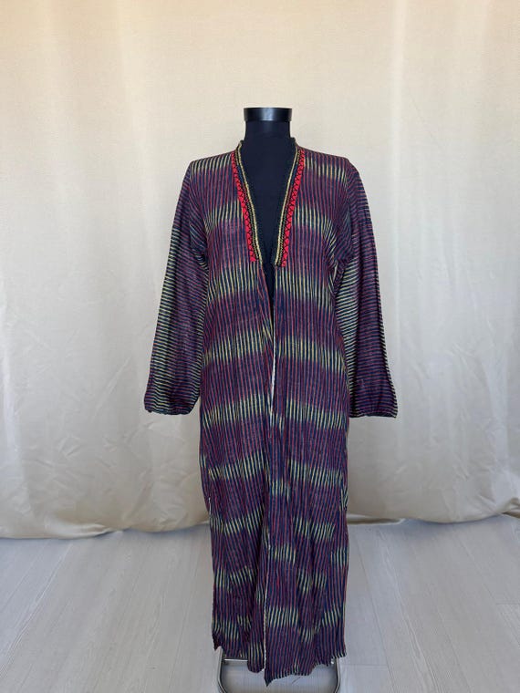 Antique Ottoman Handwoven Three-Skirt Kaftan / Ottoman Kaftan – Museum Quality Ottoman Textile