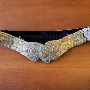 Vintage Alpaca Bridal Belt - 1940s/50s Bindallı Belt