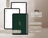 2026 Digital planner, Ultimate iPad & Android planner, Box Weekly Layout, Portrait Dated All in one planner for Goodnotes Noteful Notability
