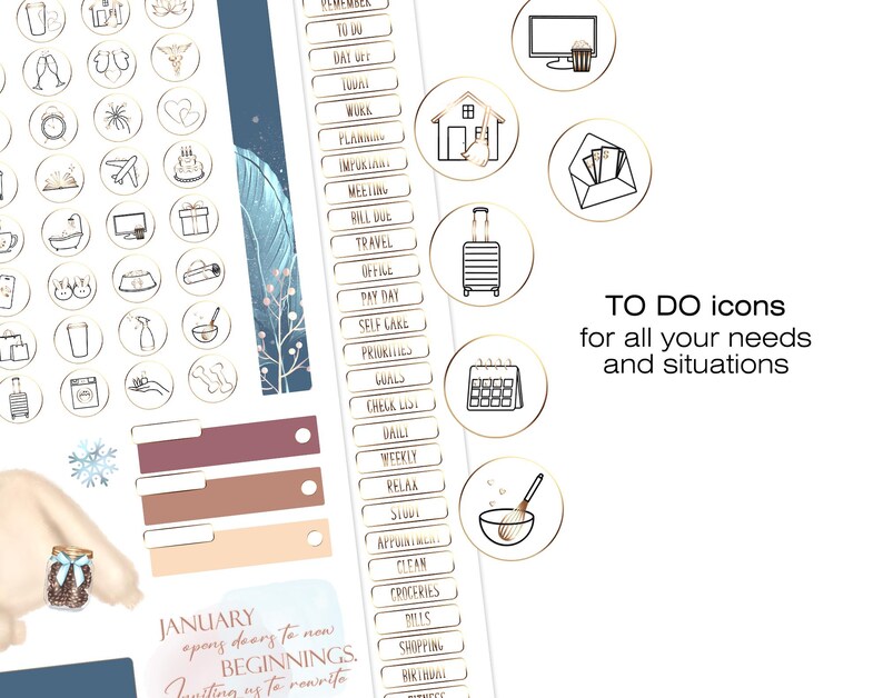 January 2025 Digital Planner Stickers, Goodnotes Sticker Book for Ipad ...