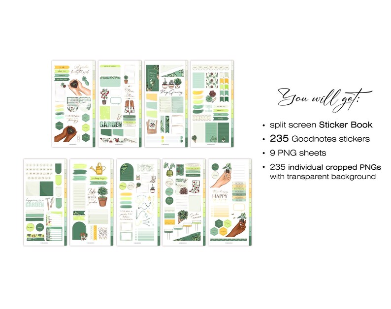 2025 Gardening Digital Stickers, Garden Planner Sticker Book, Goodnotes ...